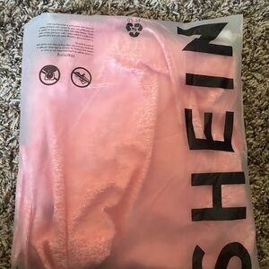 SHEIN Vibrant Pink Leggings and Crop Top Set